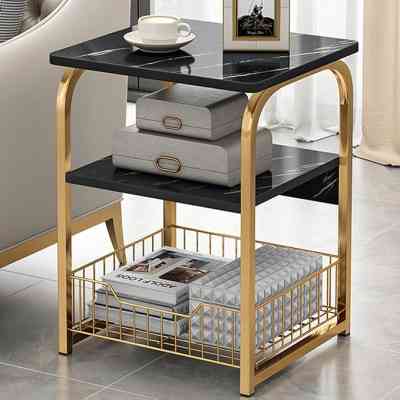 Petite table d'appoint 3 niveaux (Noir) MEDS0009 Style & confort 17 500 FCFA