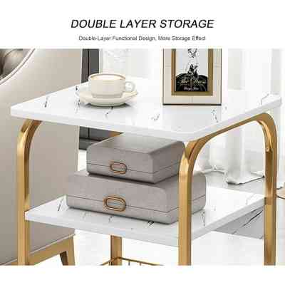 Petite table d'appoint 3 niveaux (Noir) MEDS0009 Style & confort 17 500 FCFA