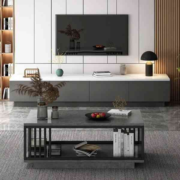 Combinaison de table basse et meuble TV