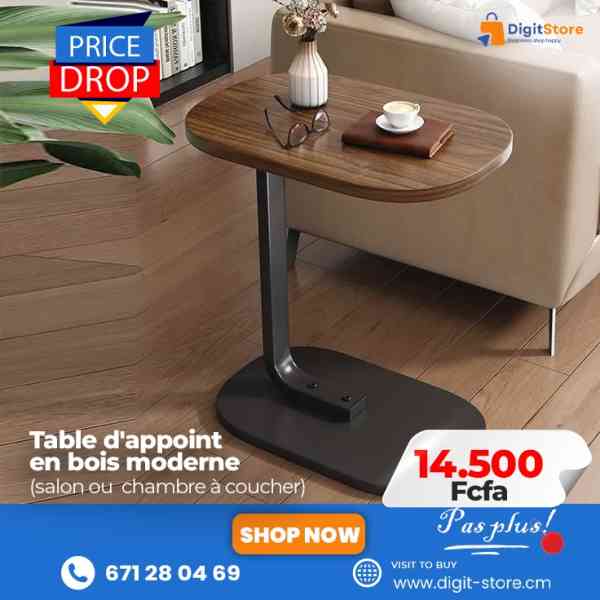 Table d'appoint en bois moderne