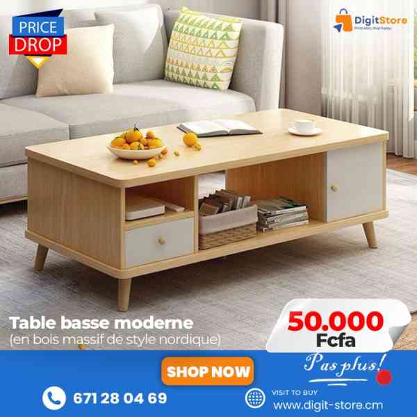 Table basse moderne