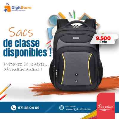 sac à dos haute capacité avec sangles réfléchissantes pour bagages Fournitures Scolaires 9 500 FCFA sac à dos haute capacité avec sangles réfléchissantes pour bagages Fournitures Scolaires 9 500 FCFA