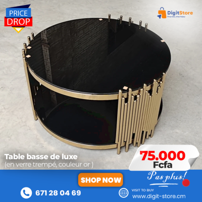 meuble de luxe en verre trempé Panier Festif 75 000 FCFA meuble de luxe en verre trempé Panier Festif 75 000 FCFA