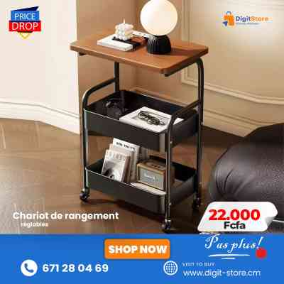 Chariot de rangement Panier Festif 22 000 FCFA Chariot de rangement Panier Festif 22 000 FCFA