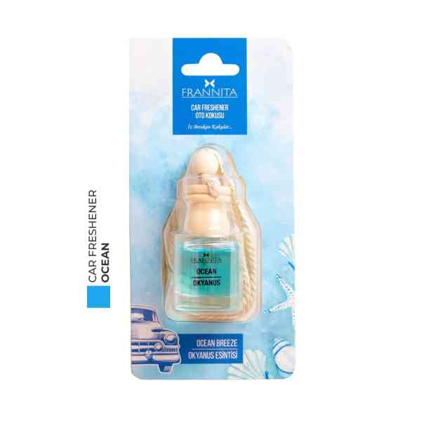 FRANNITA Parfum de voiture parfumé à l'océan 8 ml