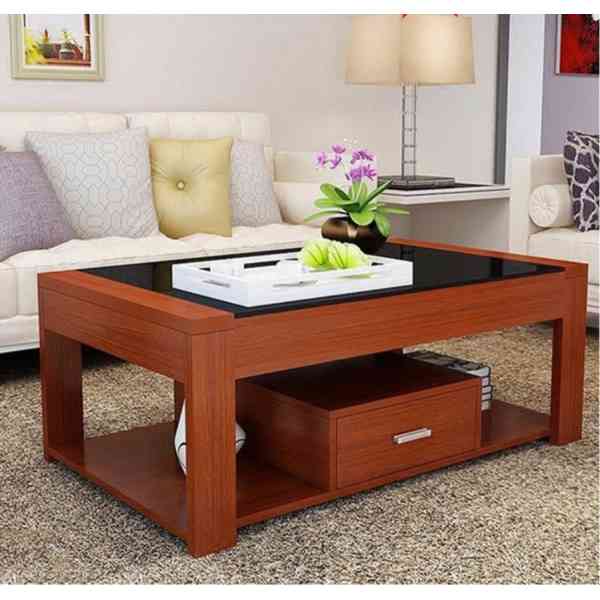 TABLE BASSE LED A ECRAN TACTILE – ÉLEGANCE MODERNE