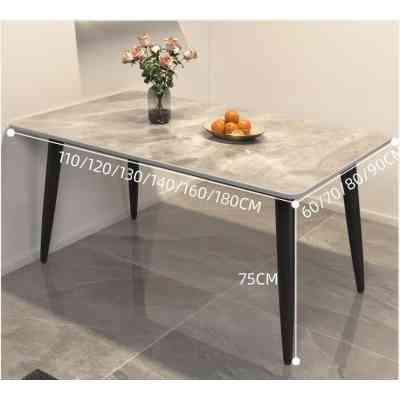 TABLE A MANGER MODERNE EN MARBRE BLANC MEDS00018 Style & confort 65 000 FCFA