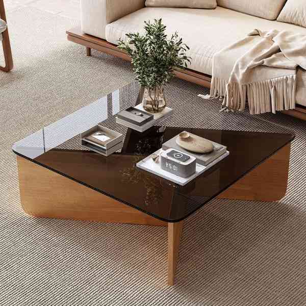 TABLE BASE DE SALON MODERNE – ÉLEGANCE ET CONFORT POUR VOTRE ESPACE DE VIE
