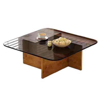 TABLE BASE DE SALON MODERNE – ÉLEGANCE ET CONFORT POUR VOTRE ESPACE DE VIE MEDS00023 Style & confort 45 000 FCFA