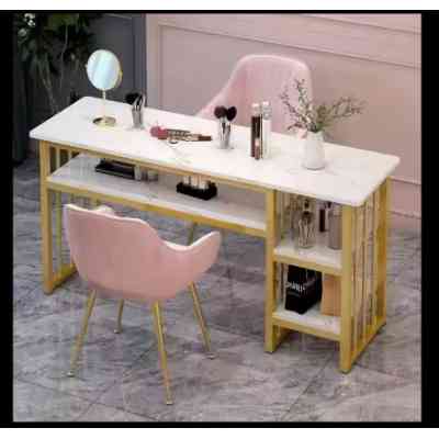Table multifonction avec 3 étagères latérales – Modèle MEIMEI (100×40×76 cm) MESD00027 Style & confort 62 000 FCFA