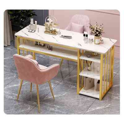 Table multifonction avec 3 étagères latérales – Modèle MEIMEI (100×40×76 cm) MESD00027 Style & confort 62 000 FCFA