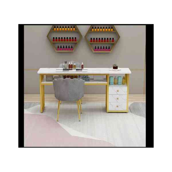 TABLE MULTIFONCTION AVEC TIROIRS DE RANGEMENT