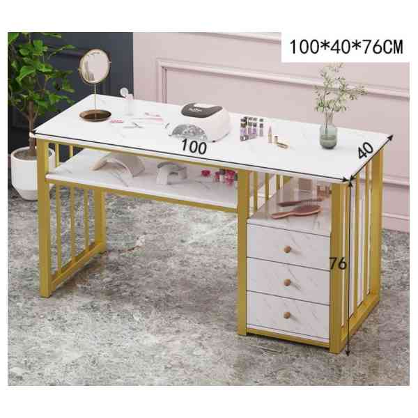 TABLE MULTIFONCTION AVEC TIROIRS DE RANGEMENT