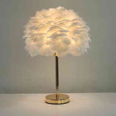 Lampe de table à plumes MIDS0003 Style & confort 23 000 FCFA