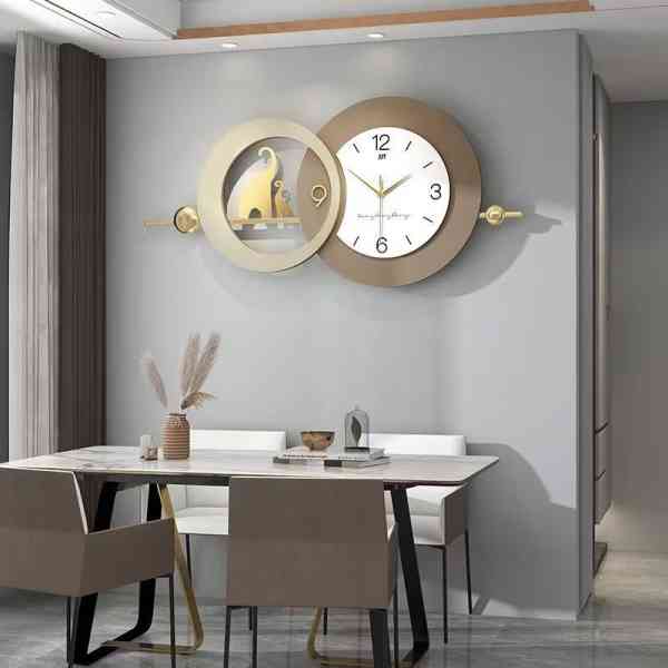 Horloge Murale en Métal