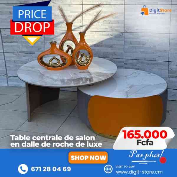 Table D'appoint de Canapé D'appoint Moderne avec Tiroirs pour Salon, Chambre à Coucher