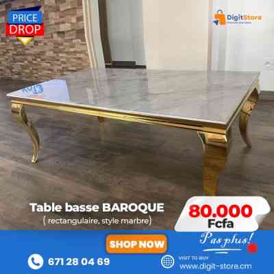 TABLE BASSE BAROQUE Panier Festif 80 000 FCFA