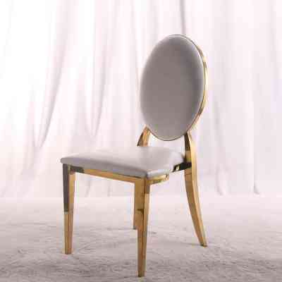 Chaise de banquet de luxe moderne en acier inoxydable doré SGDS0001 Style & confort 39 000 FCFA Chaise de banquet de luxe moderne en acier inoxydable doré SGDS0001 Style & confort 39 000 FCFA