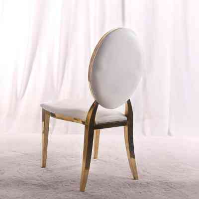 Chaise de banquet de luxe moderne en acier inoxydable doré SGDS0001 Style & confort 39 000 FCFA Chaise de banquet de luxe moderne en acier inoxydable doré SGDS0001 Style & confort 39 000 FCFA