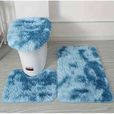 Ensemble de Tapis de Salle de Bain en Soie et Laine – Lot de 3(marron, noir, gris, bleu clair et fonce) ISDS000102 Style & c... Ensemble de Tapis de Salle de Bain en Soie et Laine – Lot de 3(marron, noir, gris, bleu clair et fonce) ISDS000102 Style & c...