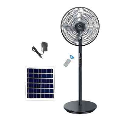 Ventilateur solaire rechargeable chargeant avec le panneau solaire EJXDS000156 Electronique 45 000 FCFA