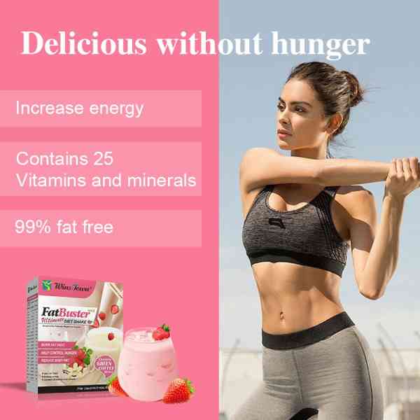 Shake Diététique Fat Buster – Saveur Fraise