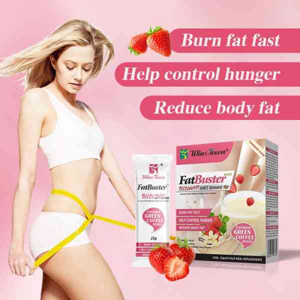 Shake Diététique Fat Buster – Saveur Fraise