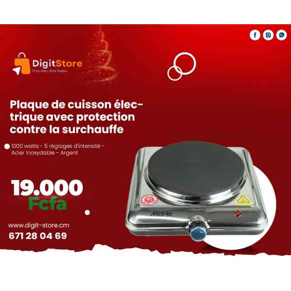 Plaque de cuisson électrique avec protection contre le surchauffage