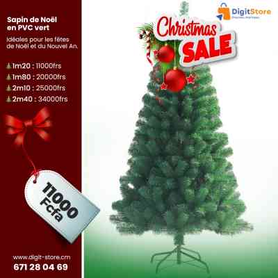 sapin de noël en pvc vert Le Bazar des Fêtes 11 000&nbsp;FCFA