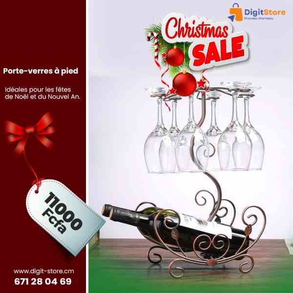 portes-verres à pied