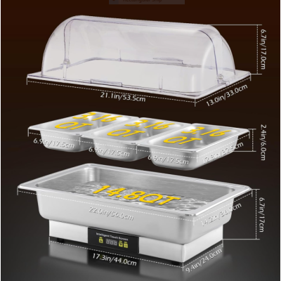 Cuisinière de Buffet Chauffante 3 Plateaux – Inox avec Commande Tactile DS0002 Electroménager & Entretien 85 000 FCFA Cuisinière de Buffet Chauffante 3 Plateaux – Inox avec Commande Tactile DS0002 Electroménager & Entretien 85 000 FCFA