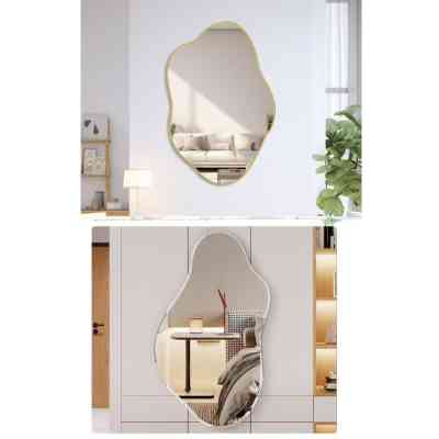 Miroir mural décoratif irrégulier sans cadre EMDS0004 Style & confort 21 000&nbsp;FCFA
