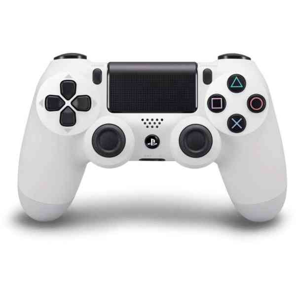 Manette sans fil PS4 blanche et noir