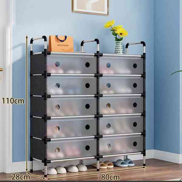 Meuble à chaussures moderne en plastique anti-poussière