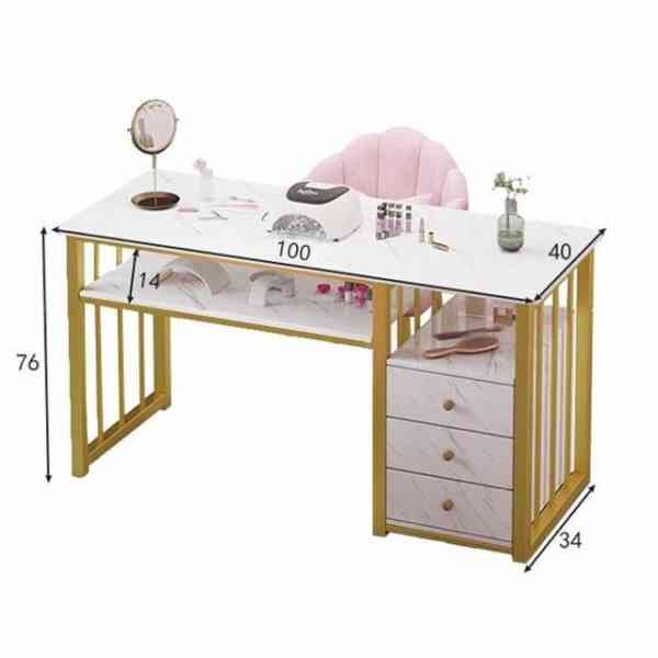 TABLE MULTIFONCTION AVEC TIROIRS DE RANGEMENT