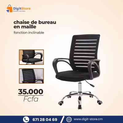 chaise de bureau en maille Panier Festif 35 000&nbsp;FCFA