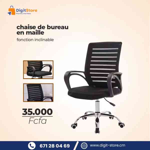 chaise de bureau en maille