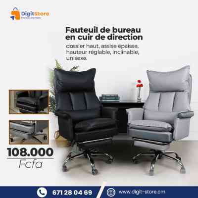 fauteuil de bureau en cuir de direction Panier Festif 108 000&nbsp;FCFA