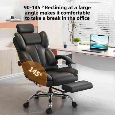 Chaise de bureau inclinable ergonomique en cuir – Chaise de direction ISDS000115 Style & confort 100 000&nbsp;FCFA
