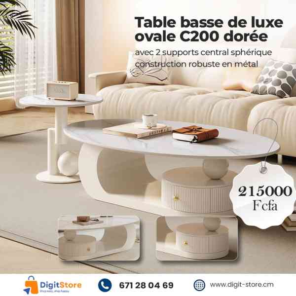 meuble de salon moderne en ardoise blanche