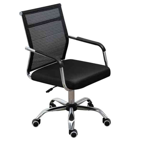 Chaise de bureau pivotante en maille ergonomique