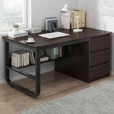 Bureau à domicile avec tiroirs, table de travail pour ordinateur MEDS0002 Style & confort 60 000&nbsp;FCFA