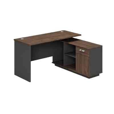 Bureau de direction moderne en forme de L avec tiroirs ISDS000119 Style & confort 115 000&nbsp;FCFA