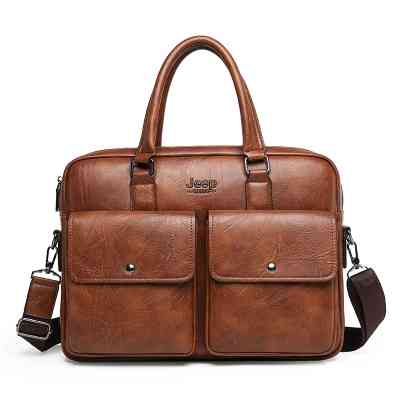 Sac bandoulière homme professionnel en PU texturé SGDS000121 Style & confort 15 000&nbsp;FCFA